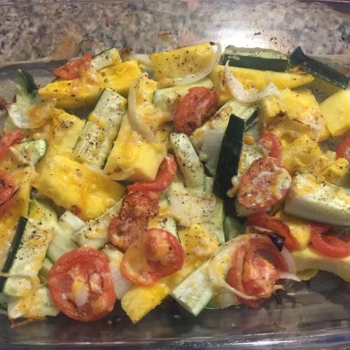 Squash and Zucchini Casserole