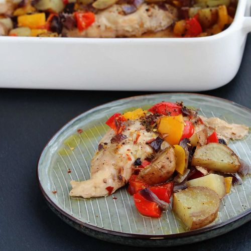 Lemon-Pepper Chicken and Potatoes