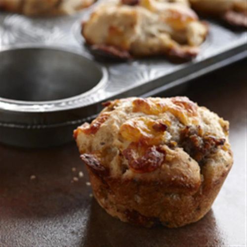 Sausage and Cheese Fluffins