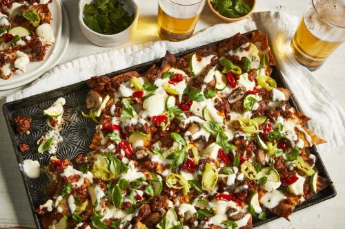 Beefy Lasagna Nachos