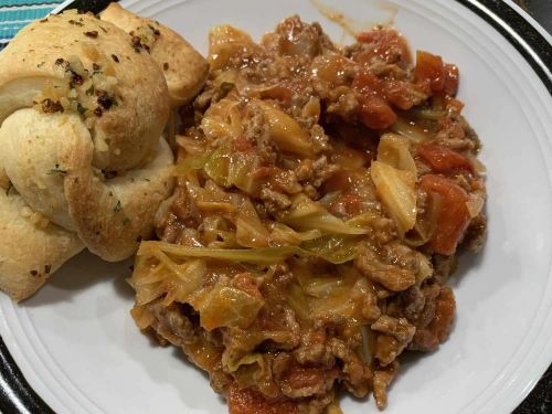 Ground Beef and Cabbage Casserole