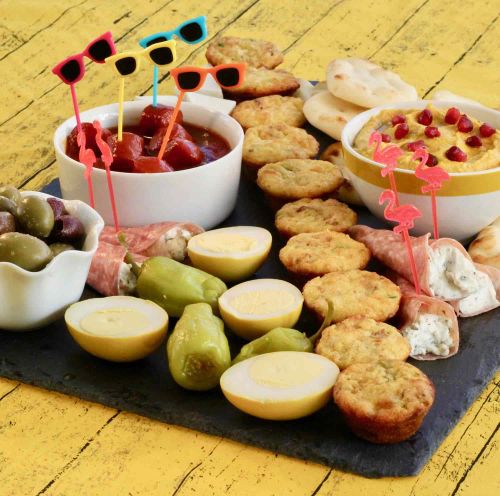 "Let Game Day Begin" Snack Board