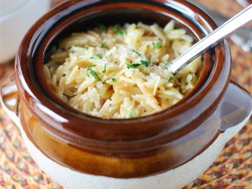 Parmesan Garlic Orzo