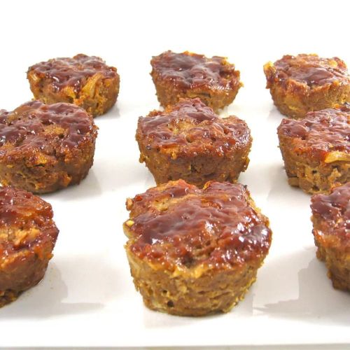 Meatloaf Muffins with BBQ Sauce