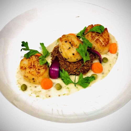 Simply Seared Scallops