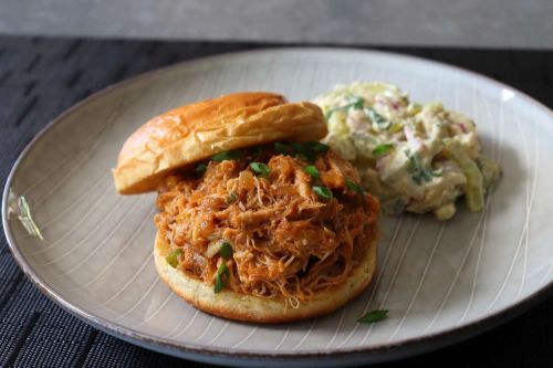 Pulled Chicken Sloppy Joes (Sloppy Chickens)