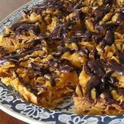 Peanut Butter Cornflake Crunch Bars