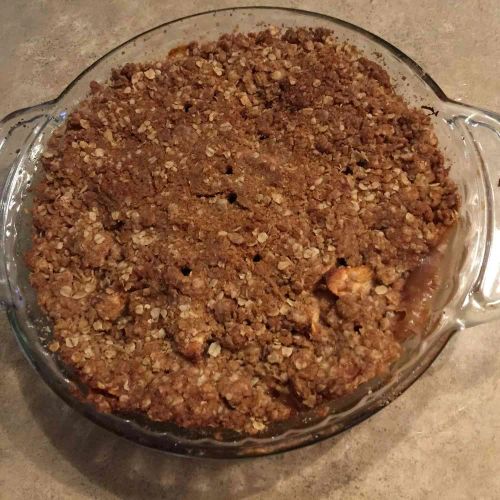 Apple Oat Crisp Pie