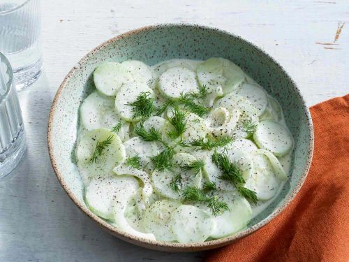 Dad's Creamy Cucumber Salad