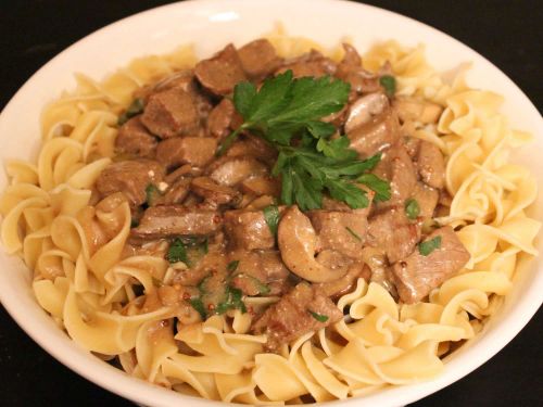 Classic Beef Stroganoff in a Slow Cooker