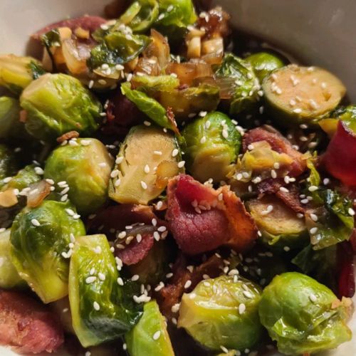 Honey Glazed Brussels Sprouts