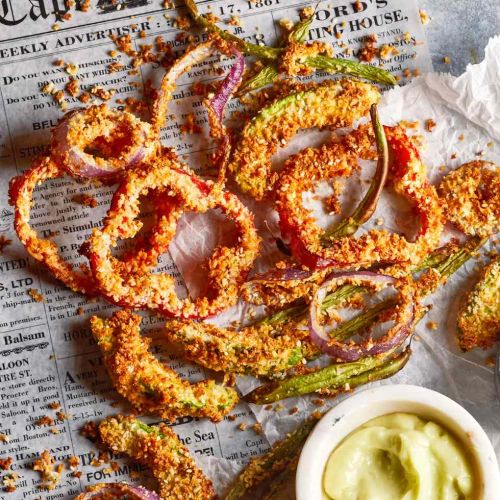 Air-Fryer Tempura Veggies