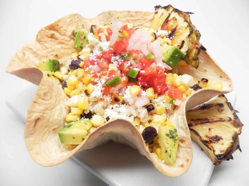 Elote Bowl with Grilled Pineapple