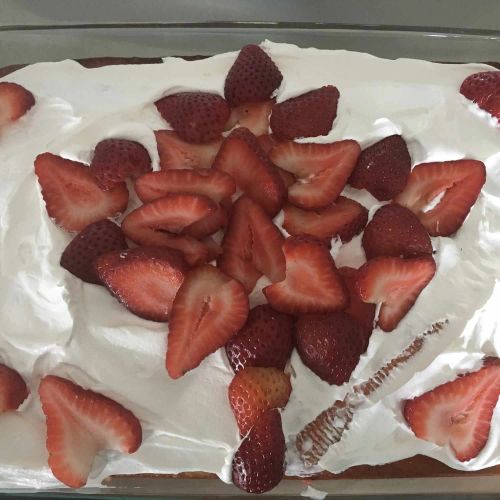 Strawberry Poke Cake