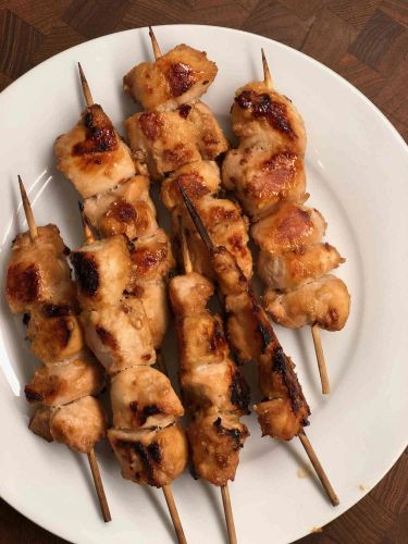 Tahini Chicken Skewers