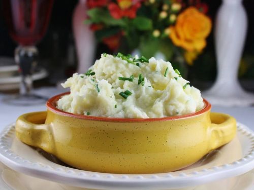 Roasted Garlic Parmesan Mashed Potatoes