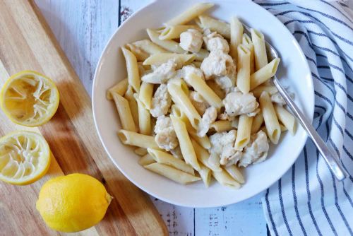 Instant Pot Creamy Lemon Chicken Pasta