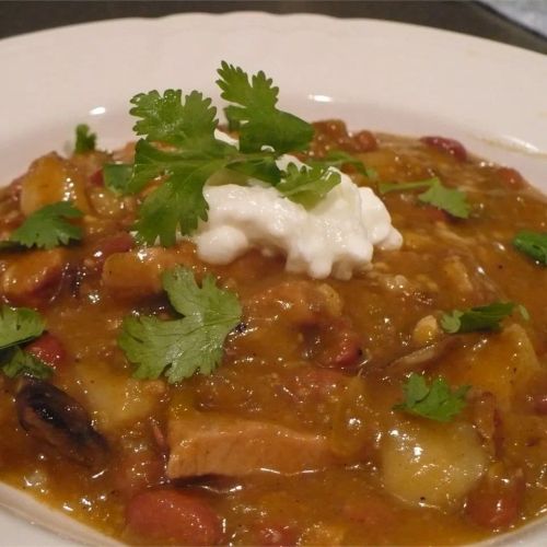 Roasted Green Chile Stew