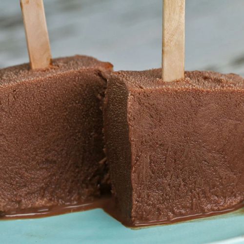 Homemade Fudge Popsicles