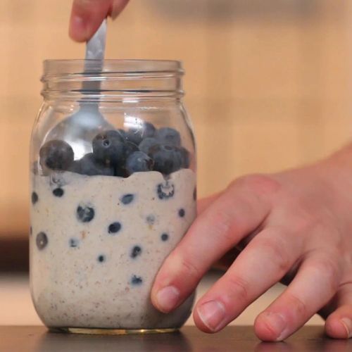 Blueberry Muffin Overnight Oats