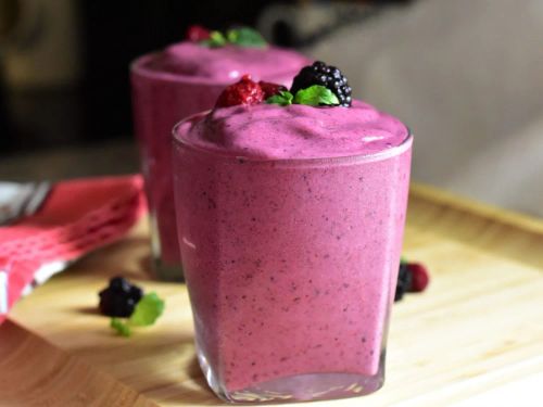 Raspberry Blackberry Smoothie