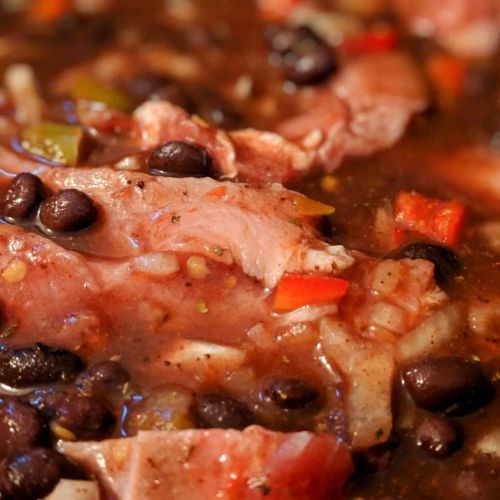 Jerre's Black Bean and Pork Tenderloin Slow Cooker Chili