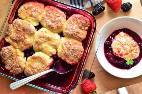 Berry Cobbler with Two-Ingredient Dough