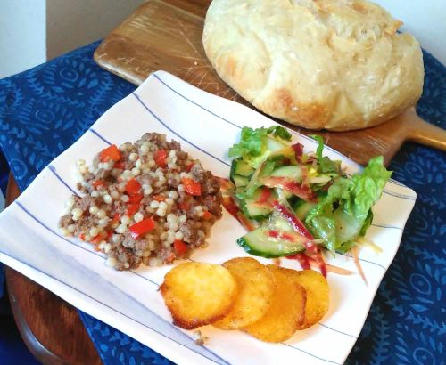 Instant Pot® Ground Beef and Israeli Couscous