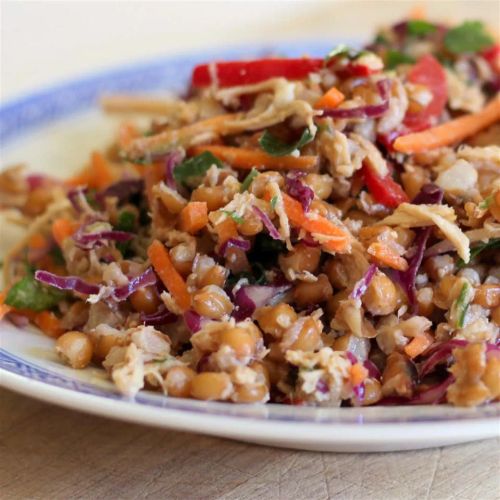 Spicy Chicken and Spelt Salad