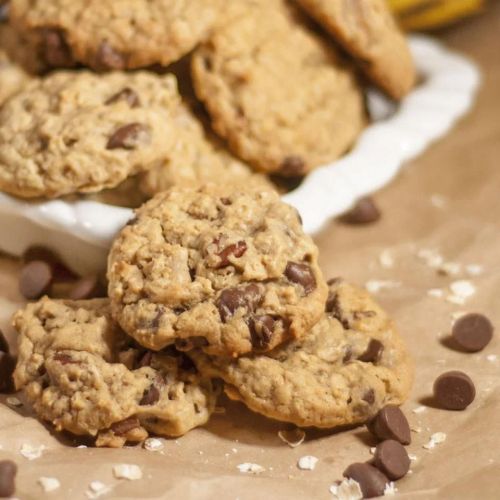 Chocolate Chip Banana Cookies