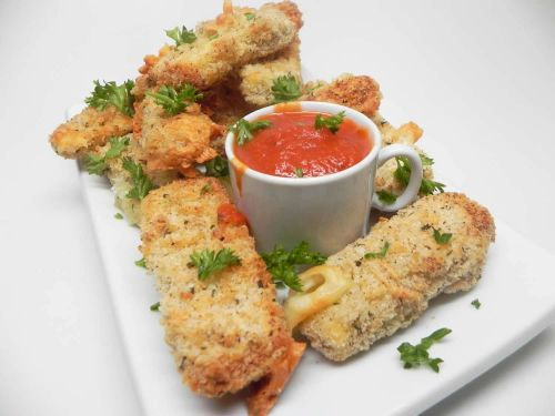 Air-Fried Mozzarella Sticks