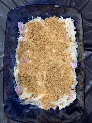 Quick Microwave Chicken Cordon Bleu Casserole