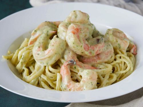 Creamy Pesto Shrimp