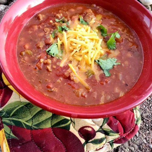 Chili With Turkey and Beans