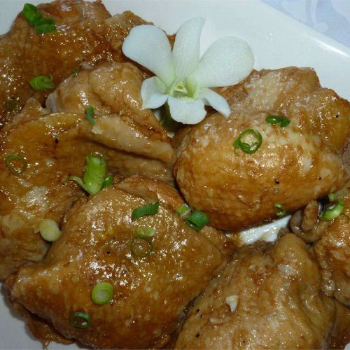 Adobo Chicken with Ginger