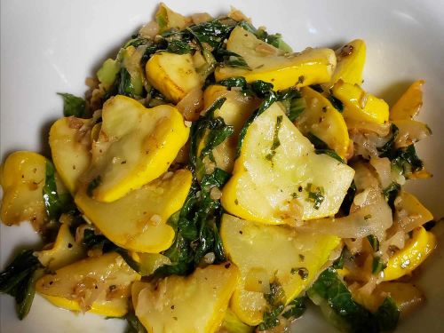 Sautéed Patty Pan Squash