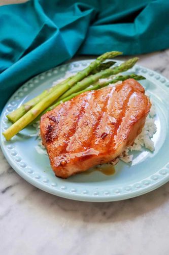 Honey-Soy Grilled Pork Chops