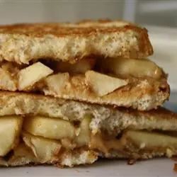 Grilled Peanut Butter Apple Sandwiches