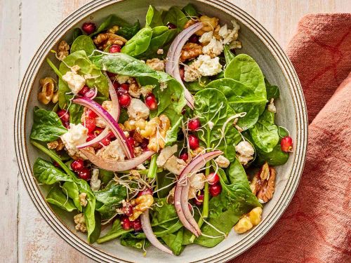 Spinach Pomegranate Salad