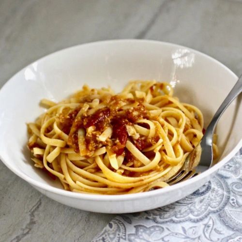 Roasted Garlic and Cherry Tomato Pasta Sauce