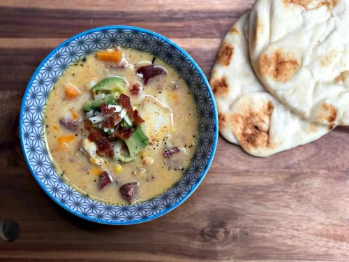 Sweet Potato Seafood Chowder