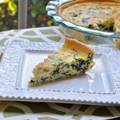 Spinach Ricotta Quiche