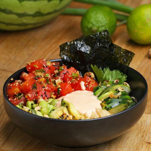 Watermelon "Poke" Bowl