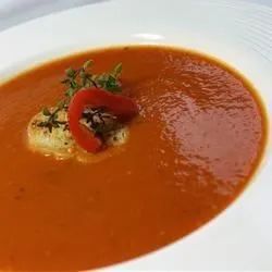 Roasted Red Pepper and Tomato Soup