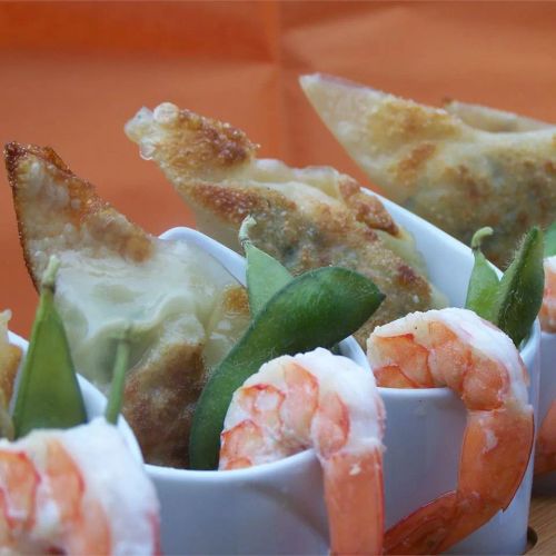 Shrimp and Edamame Dumplings