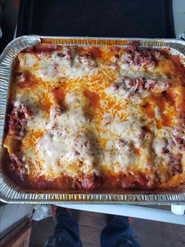 Cheese Stuffed Manicotti