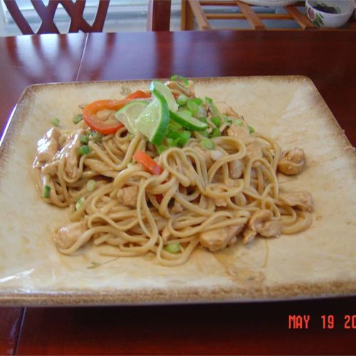 Pasta With Peanut Sauce