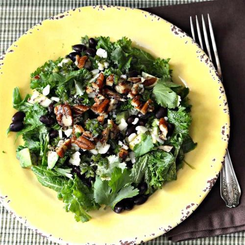 Kale, Avocado, and Black Bean Salad