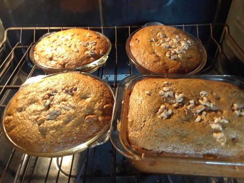 Banana Walnut Flax Seed Bread