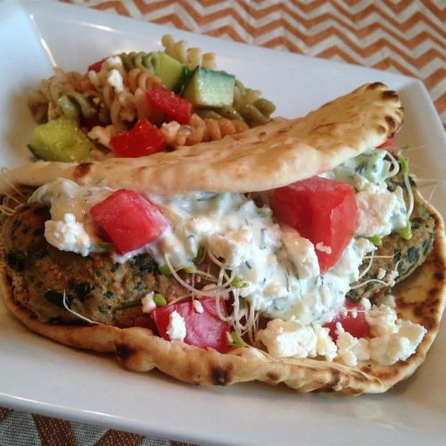 Spinach and Feta Turkey Burgers